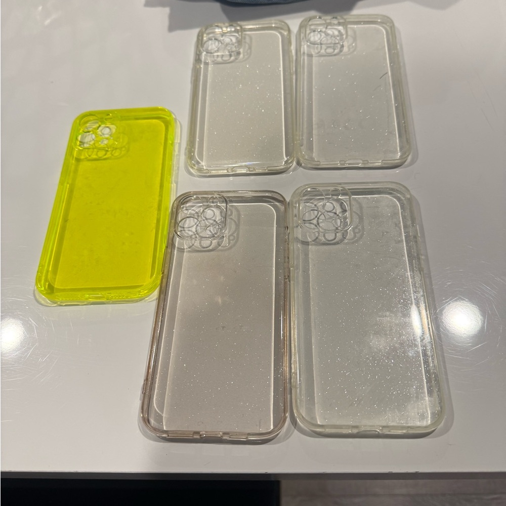 Gray and Yellow Protective Phone Cases
